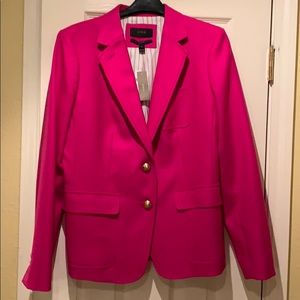 J.Crew NWT hot pink “Rhodes” Blazer